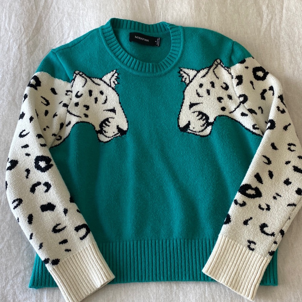 Mink Pink Leopard Sweater
